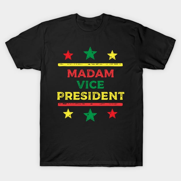 Madam Vice President Kamala Harris T-Shirt by Jennifer